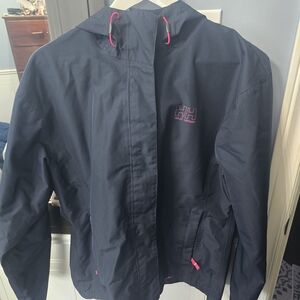 Helly Hansen Navy Jacket with Pink Accents